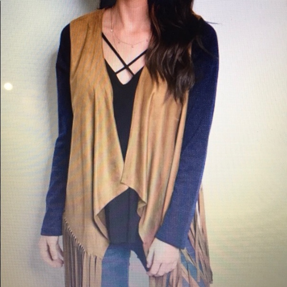 Fringe cardigan